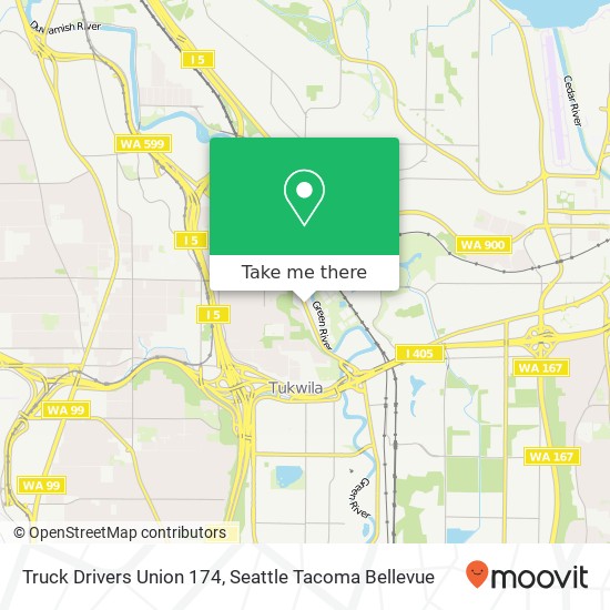 Truck Drivers Union 174 map