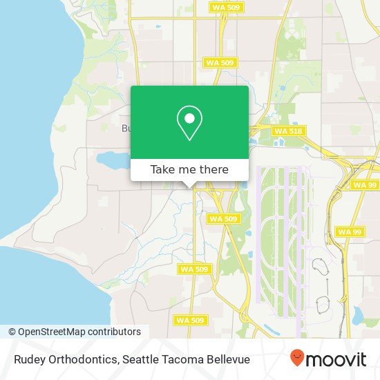 Rudey Orthodontics map