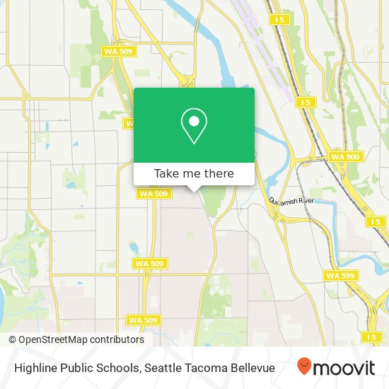 Highline Public Schools map