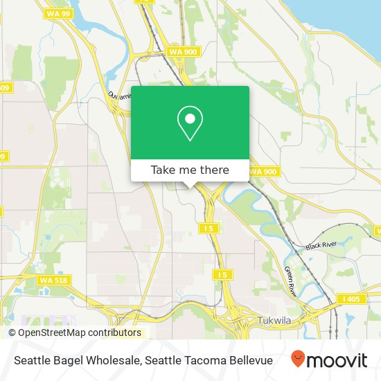 Seattle Bagel Wholesale map