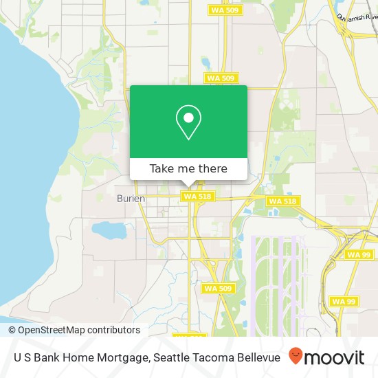 U S Bank Home Mortgage map