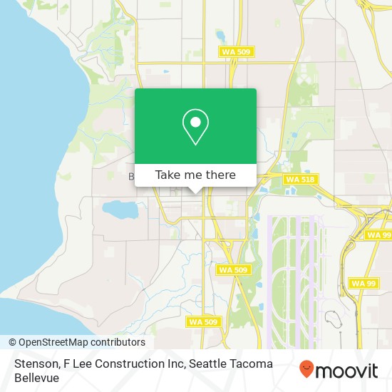 Stenson, F Lee Construction Inc map