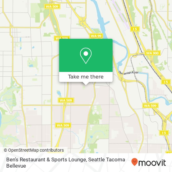 Ben's Restaurant & Sports Lounge map