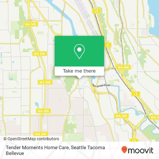 Tender Moments Home Care map