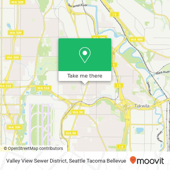 Valley View Sewer District map