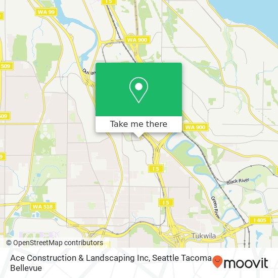 Ace Construction & Landscaping Inc map