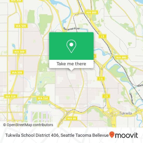 Tukwila School District 406 map