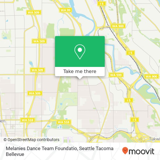 Melanies Dance Team Foundatio map