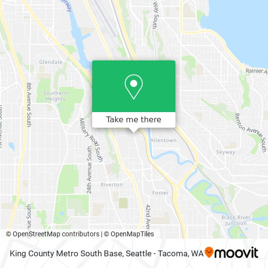 King County Metro South Base map