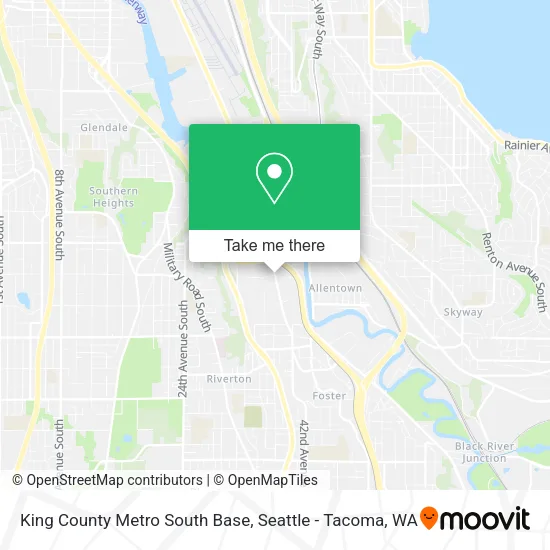 King County Metro South Base map