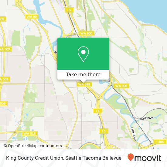 King County Credit Union map