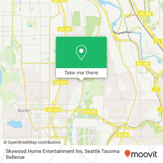 Skywood Home Entertainment Ins map