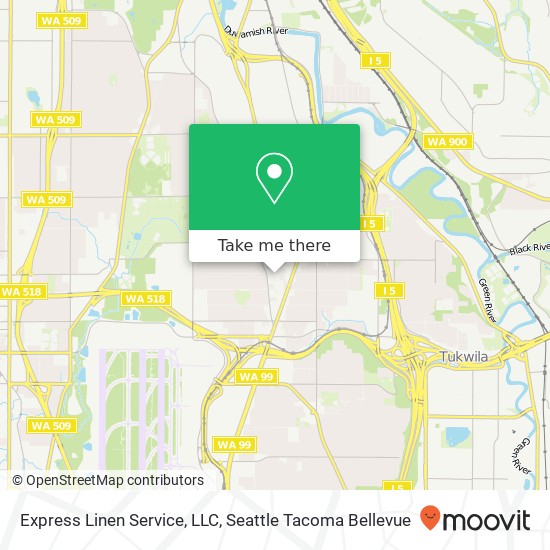 Express Linen Service, LLC map