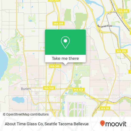 About Time Glass Co map