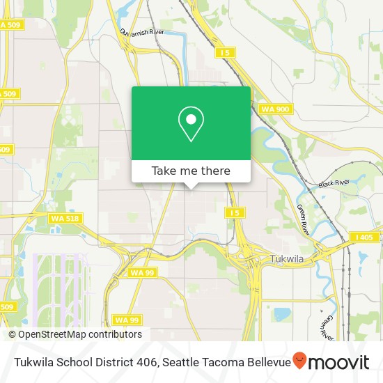 Mapa de Tukwila School District 406