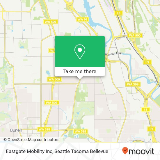 Mapa de Eastgate Mobility Inc