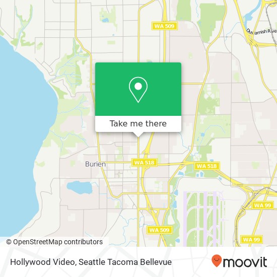 Hollywood Video map