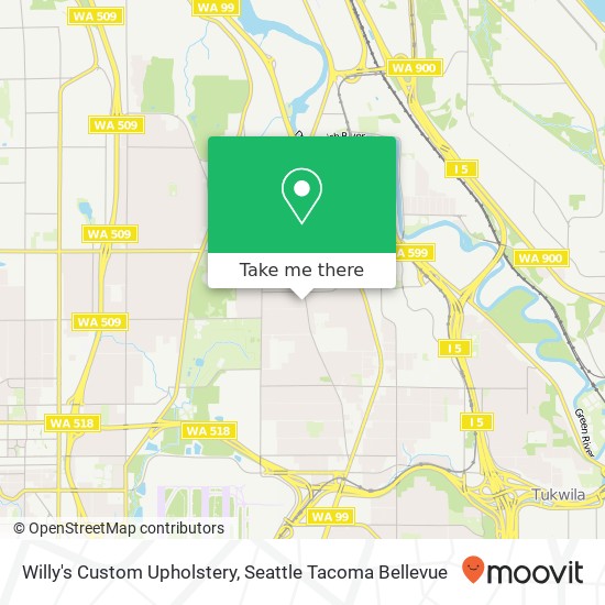 Willy's Custom Upholstery map