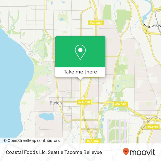 Coastal Foods Llc map