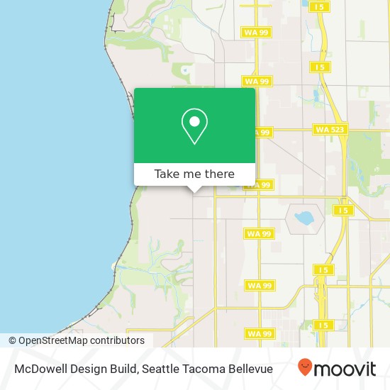 Mapa de McDowell Design Build