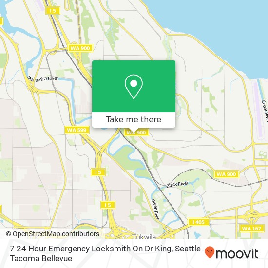 7 24 Hour Emergency Locksmith On Dr King map