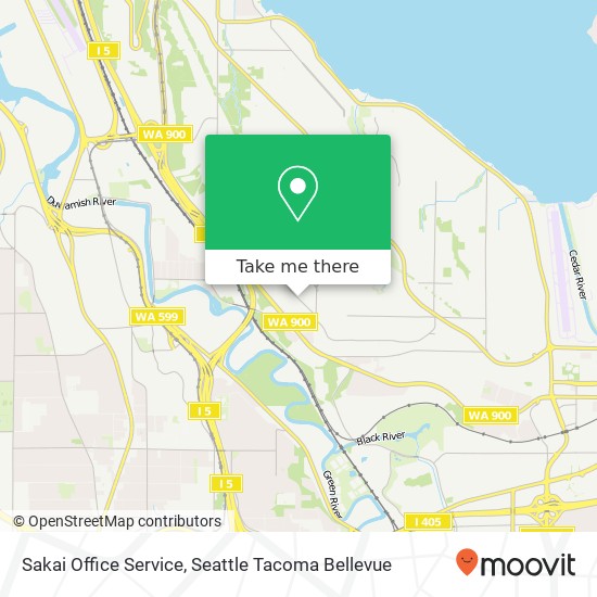 Sakai Office Service map