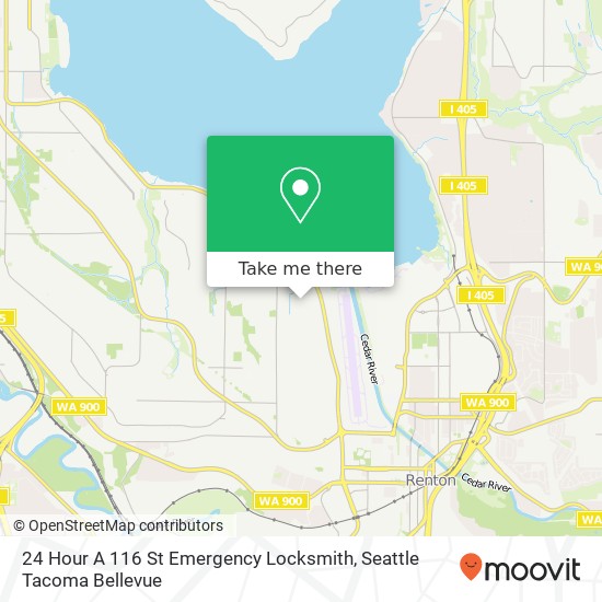 Mapa de 24 Hour A 116 St Emergency Locksmith