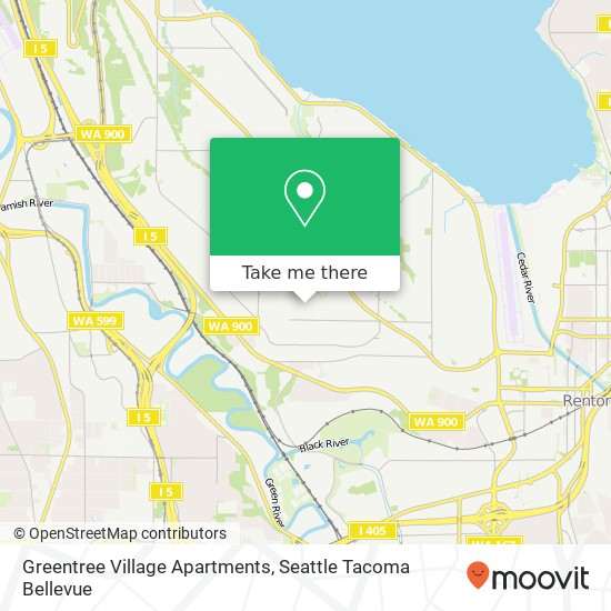 Mapa de Greentree Village Apartments
