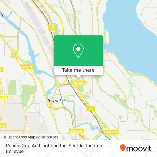 Pacific Grip And Lighting Inc map