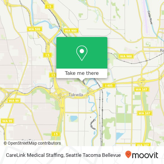 Mapa de CareLink Medical Staffing