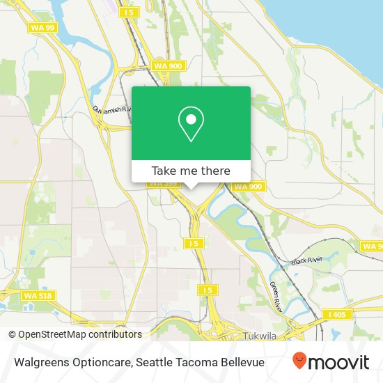 Mapa de Walgreens Optioncare