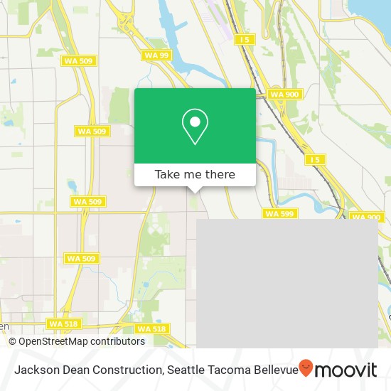 Mapa de Jackson Dean Construction
