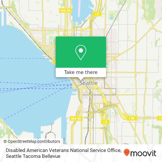 Mapa de Disabled American Veterans National Service Office