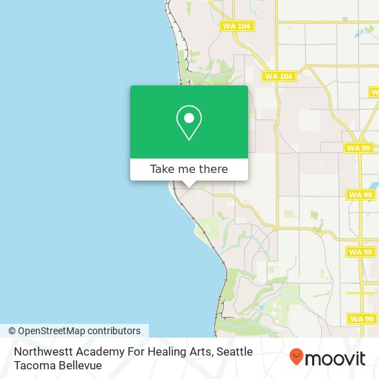 Mapa de Northwestt Academy For Healing Arts
