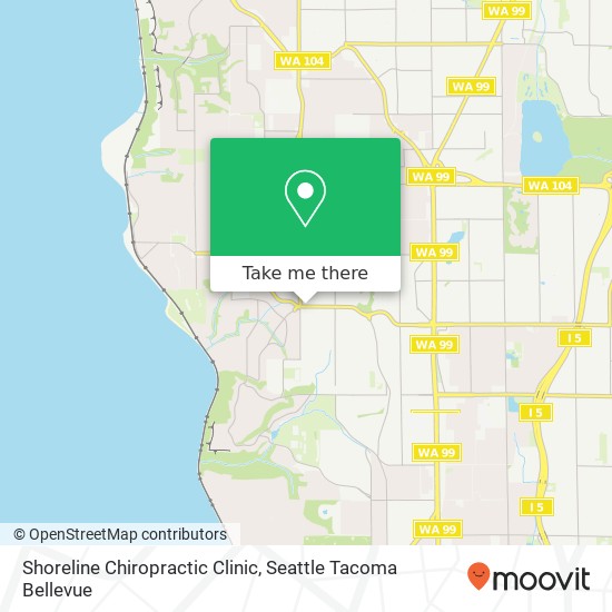 Shoreline Chiropractic Clinic map
