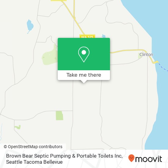 Mapa de Brown Bear Septic Pumping & Portable Toilets Inc