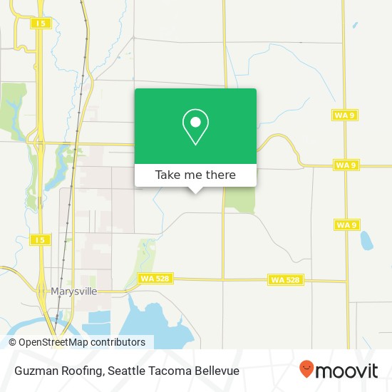 Guzman Roofing map