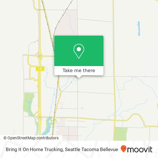 Bring It On Home Trucking map