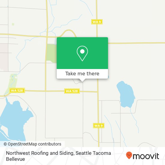 Mapa de Northwest Roofing and Siding