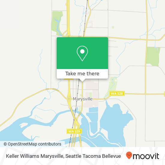 Keller Williams Marysville map