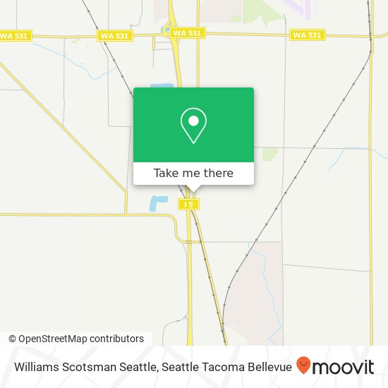 Williams Scotsman Seattle map