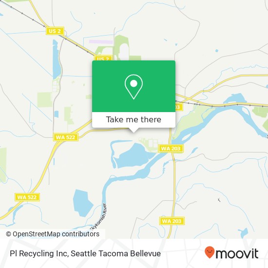 Pl Recycling Inc map