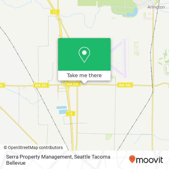 Serra Property Management map