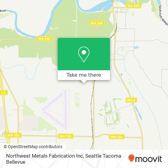 Northwest Metals Fabrication Inc map