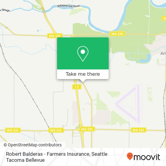 Mapa de Robert Balderas - Farmers Insurance