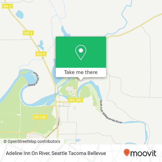Adeline Inn On River map