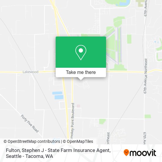 Mapa de Fulton, Stephen J - State Farm Insurance Agent