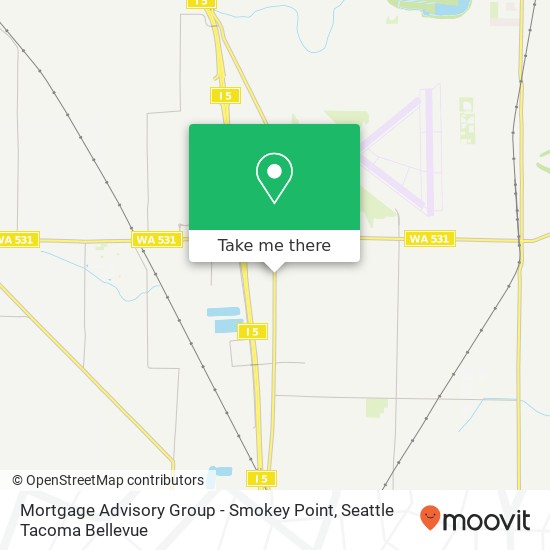 Mapa de Mortgage Advisory Group - Smokey Point