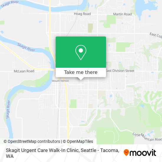 Mapa de Skagit Urgent Care Walk-In Clinic