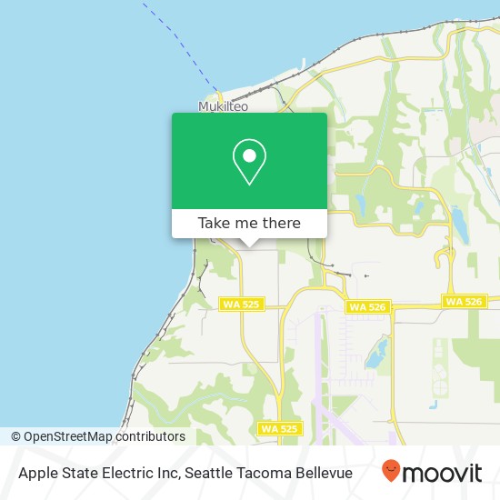 Apple State Electric Inc map